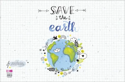 Produktbild von VELOFLEX Schreibunterlage Save the earth