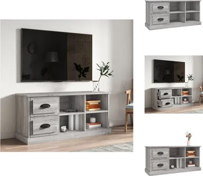Produktbild von vidaXL TV-Schrank Grau Sonoma 102x35,5x47,5 cm Holzwerkstoff -  TV-Möbel