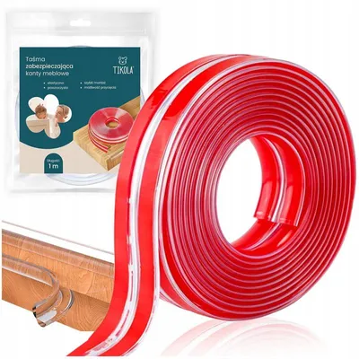 Produktbild von Tikola Transparentes Silikon Kantenschutzband 1m Möbelschutz