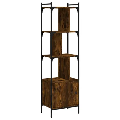 Zdjęcie produktu dla vidaXL Regał z drzwiczkami dąb wędzony 44,5x30x154,5 cm materiał drewnopochodny
