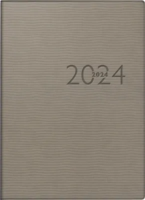 Produktbild von 2024 rido/idé TaschenkalenderTech.I grau 1W/2S