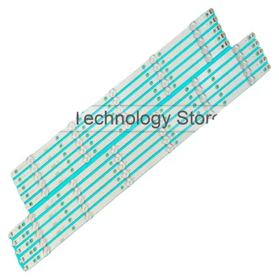 Immagine prodotto di Retroilluminazione a LED, lunghezza 1180 mm, 11 perline LED per striscia, tensione 3 V, compatibile con 58PUF6013, 58PUS7555