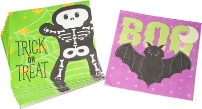 Produktbild von Halloween Skelett Servietten 3-lagig 20er