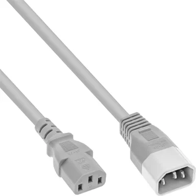 Obrázok produktu pre InLine 4043718101696, 1,8 m, C13 zviazané, C14 zviazané