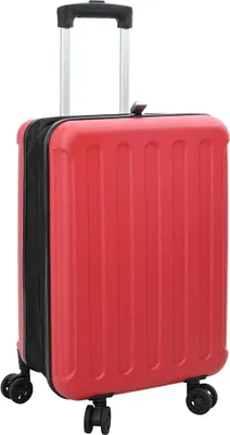 Produktbild von "2026 Promotion" Koffer mit Schloss Rot 43x27x66 cm ABS Kunststoff - Trolleys CC26004