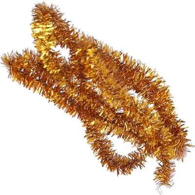 Produktbild von 1:12 Puppenhaus Weihnachts-Lametta-Band, Miniatur-Dekoration aus Metallfolie, 45 cm