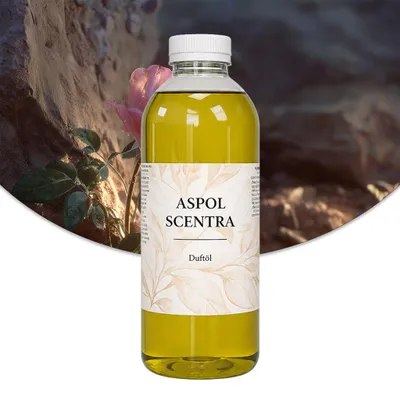 Produktbild von Aspol Scentra Z'aara Rose UFIGREEN Duftöl für Kerzen und Diffusoren 1000 ml, KI-generiertes Bild