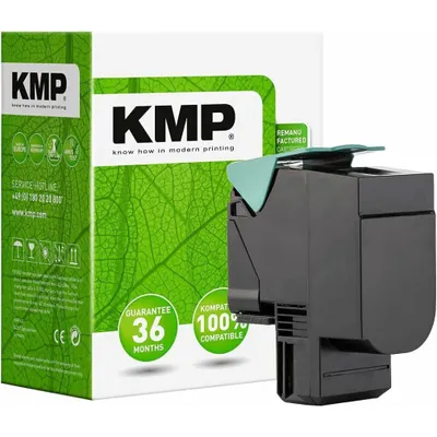 Produktbild von KMP L-T112BK schwarz Toner ersetzt LEXMARK 80C0S10/80C2SK0/E/80C20K0/E