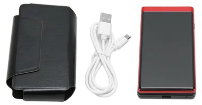 Immagine prodotto di Cellulare per anziani, 3 pollici, doppio schermo, 2G, stile flip, doppio slot SIM, 5900 mAh, cellulare sbloccato per genitori anziani, rosso