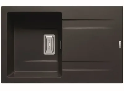 Immagine prodotto di Lavello da cucina 79x50 cm, da incasso, Kartesio, mobile da 45 cm, scolapiatti, vasca profonda
