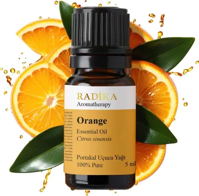 Produktbild von Orangenöl, ätherisches Öl, 100% Rein, BIO, natürlich, 10 ml