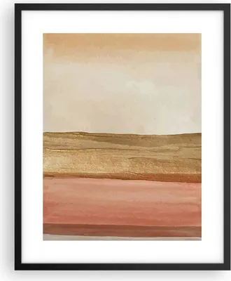 Produktbild von Gerahmtes Poster - Schwarzer Rahmen - Gold Abstraktion Linien - 40x50 cm - Wand Bild - Wanddeko - Wandbilder - Kunstposter - Wandposter - Bilderrahmen - Bilder - Kunstdruck - P2BPA40x50-4739