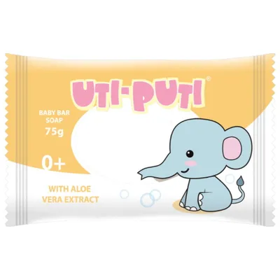 Zdjęcie produktu dla Mydło w kostce dla dzieci z aloesem 75g UTI-PUTI