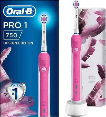 Zdjęcie produktu dla Oral-B Pro 1 Różowa Szczoteczka Elektryczna Do Zębów + Etui Design Edition