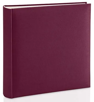Produktbild von Hama Fotoalbum Stoffeinband 30x30cm 100 Seiten Pergamin weinrot Jumbo
