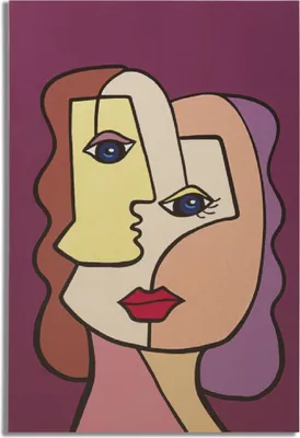 Produktbild von Mauro Ferretti peinture mural visage 60x3x90 cm multicolour