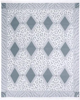 Produktbild von 440s Hamam Tuch Zebra-Raute Stein-Grau