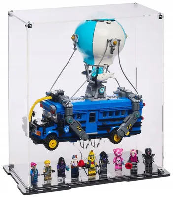 Produktbild von Blacked Brick Vitrine für LEGO® Fortnite 77073 – Kampfbus