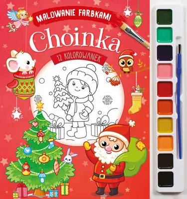 Produktbild von Malowanie farbkami. Choinka