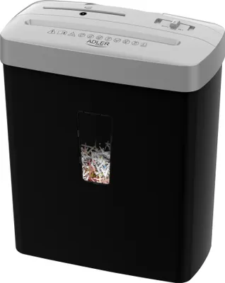 Obrázek produktu pro Skartovač dokumentů AD 1037, řez P-4, 6 listů A4, 13 l, černý