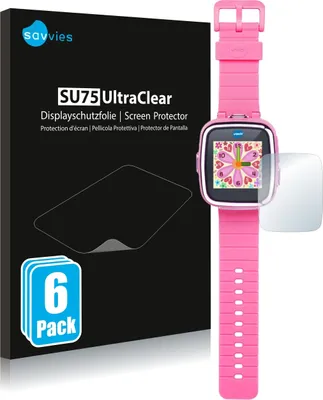 Produktbild von 6x Für Vtech Kidizoom Smart Watch DX Schutzfolie Savvies Displayschutz Display Schutz Folie Klar Transparent