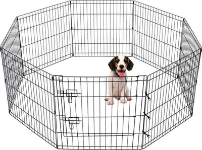 Image de Trekker Parc pour chiots S, 8-panneaux 61x61cm
