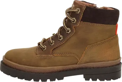 Productafbeelding van KEQ Veterschoenen Hoog Veterschoenen Hoog - cognac - Maat 30