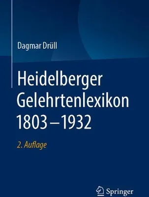 Obrázek produktu pro Heidelberger Gelehrtenlexikon 1803-1932