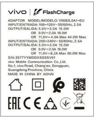 Produktbild von Vivo Netzteil USB 90W flash charger