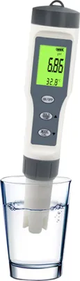 Produktbild von Digitales PH-Messgeraet mit ATC 3-in-1-Wasserqualitaetspruefgeraet PH / Temp-Messgeraet Gesamtaufloesungspruefwasser-Wasserdetektor fuer Trinkwasserpool Spa Lab Aquarium Teich PH-Testwerkzeug fuer Wasser
