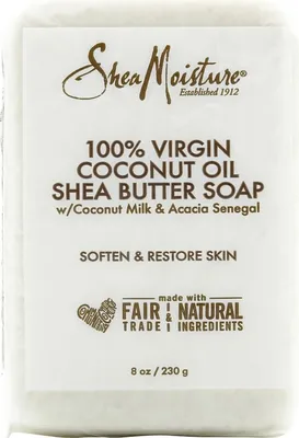 Produktbild von Shea Moisture 100% Virgin Coconut Oil Shea Butter Soap Bar 8oz 230g Seife