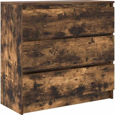 Immagine prodotto di Credenza Rovere Fumo 80x35x76 cm in Legno Multistrato