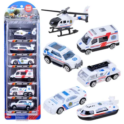 Image de Véhicules de police set de 6 pièces ZA3505