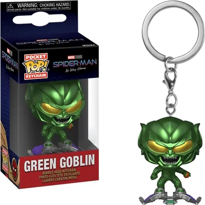Produktbild von Marvel Studios Spider-Man No Way Home - Green Goblin - Schlüsselanhänger Funko Pocket POP! Keychain