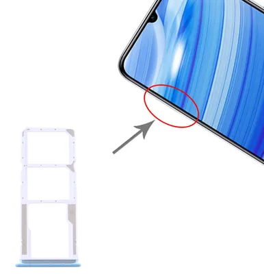 Produktbild von Sim Card Tray für Xiaomi Redmi 10X 4G Weiß Karten Halter Holder Ersatzteil