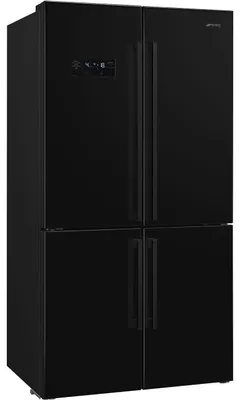 Productafbeelding van Smeg FQ60NDE, Vrijstaand, Franse deur, Zwart, Touchscreen, LED-verlichting, Bedieningspaneel op de deur
