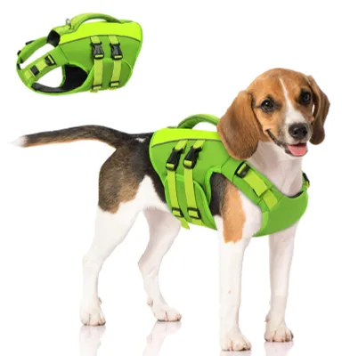 Produktbild von Wasserdichte Hundeschwimmweste für große Hunde mit Griff