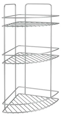 Produktbild von Metaltex Reflex Badkamerrek 3 Etages 23x23x53 cm Zilver
