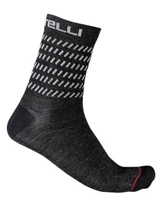 Produktbild von CASTELLI Klassische Fahrradsocken - GO 15 - Grau S-M