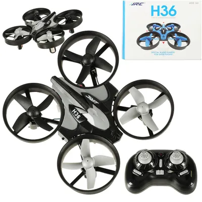 Obrázok produktu pre JJRC H36 Mini RC dron, 2,4 GHz, 4CH, 6-osý gyroskop, Headless mode, čierny
