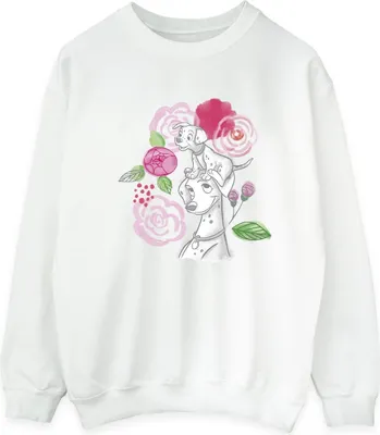 Produktbild von Disney - "101 Dalmatians" Sweatshirt für Herren BI26951 (S) (Weiß)