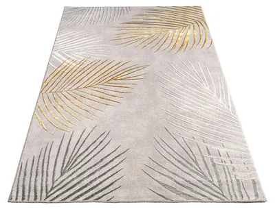 Produktbild von Paco Home Teppich Wohnzimmer Kurzflor Waschbar Palmen Muster Blätter Florales Design 3D 240x340 cm