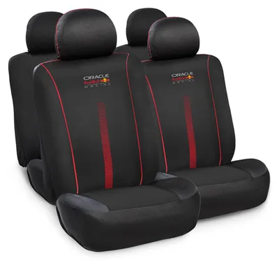 Productafbeelding van Red Bull Racing stoelhoezen set, zwart