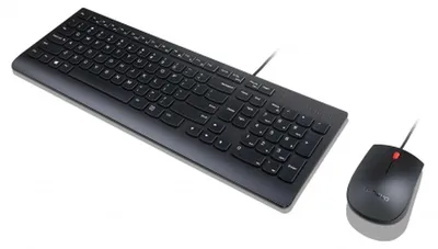Imagen del producto de Lenovo Essential: Kit de teclado y ratón con cable