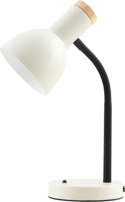 Immagine prodotto di Lampada da tavolo beige con elemento in legno 1xE27 5W SENZA Italux