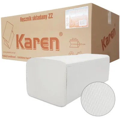 Imagen del producto de Toallas de papel Karen Premium, celulosa, color blanco, 2 capas