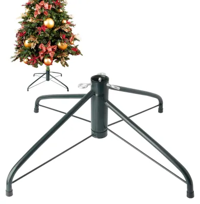 Weihnachtsbaumständer aus Metall, 52 cm, grün, klappbar