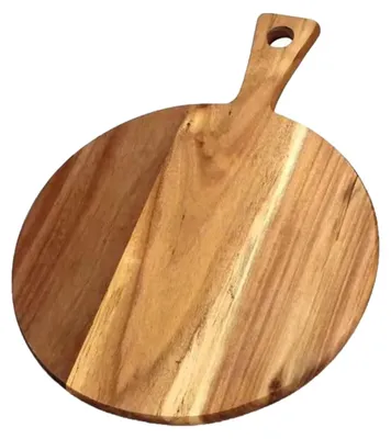 Immagine prodotto di Tagliere rotondo in legno per pane e formaggio