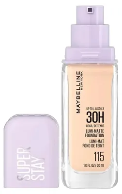 Imagen del producto de Maybelline Superstay Lumi Matte, base de maquillaje, tono 115, 30 ml