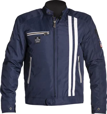 Produktbild von Helstons Cobra Motorrad Textiljacke, blau, M